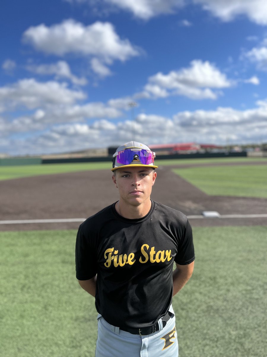 FiveToolTexas's tweet photo. F: @fivestardfw 2024 Blake 9, NETX-SEO Outlaws 1
PoG: Joshua Marentes 2-3, HR, 2 RBI | 4 IP, 7K, H, ER https://t.co/heYfsrKQXv