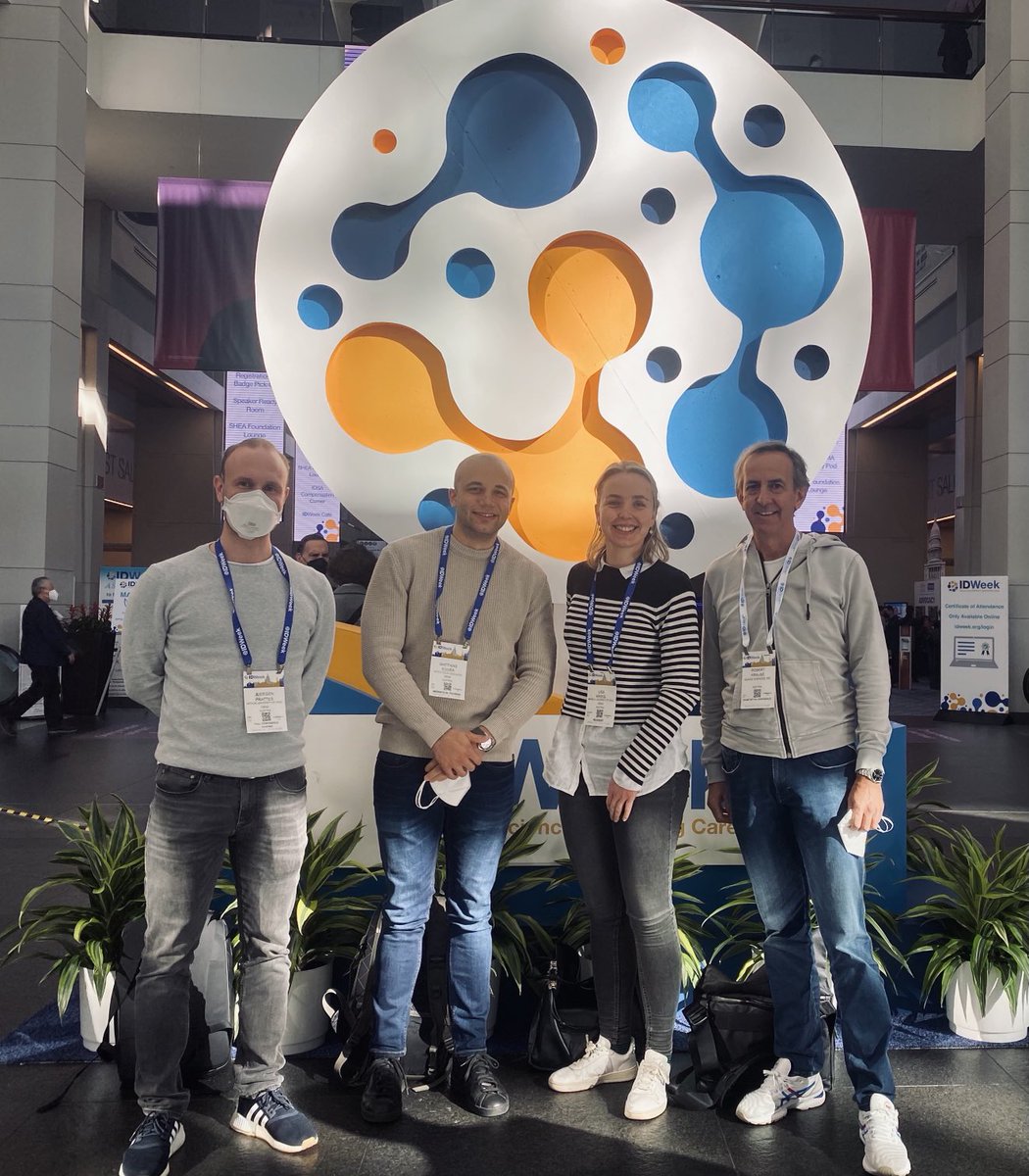 krielisa_'s tweet photo. What a great #IDweek22 🤩❤️‍🔥⁦@jprattes⁩ ⁦@MatthiasEgger11⁩ ⁦@RobertK05753862⁩ ⁦@IDWeek2022⁩ ⁦@IDSAInfo⁩ https://t.co/XozCaP7KjJ