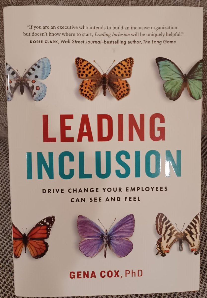 So much authenticity and wisdom in this book. If you really want to understand #DiversityandInclusion and what leaders can do about it, you must read #LeadingInclusion by @genacox  
#inclusion #Diversity #equity #leadership #socialresponsibility