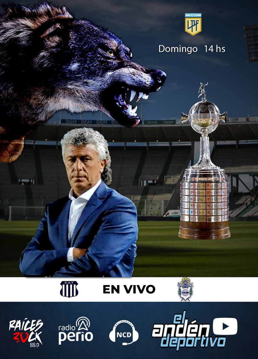 Se termina el campeonato, vivilo con <a href="/Andendeportivo/">El Andén Deportivo</a>  <a href="/fmraicesrock/">FM Raíces Rock</a>  <a href="/RadioPeriook/">RadioPerio</a>  #ncdradio #GELP  #TalleresCBA  #lpf elandendeportivo.com.ar