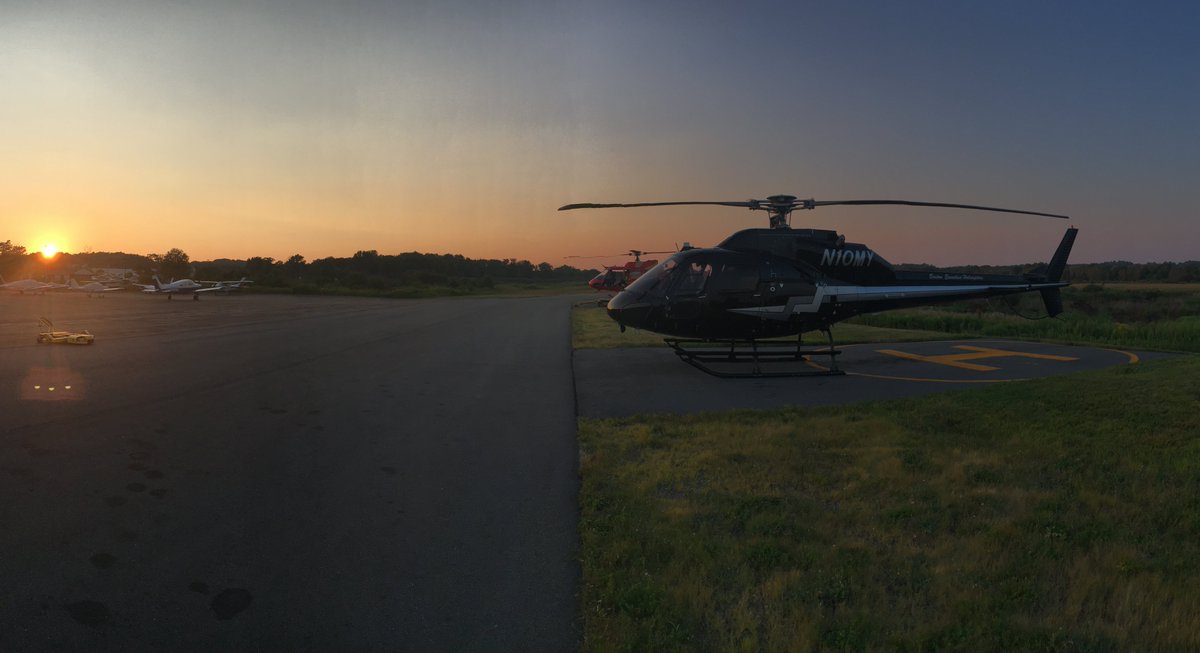 BEHelicopters's tweet photo. 10MY on the pad looking sharp! https://t.co/kIfRsp6mwy