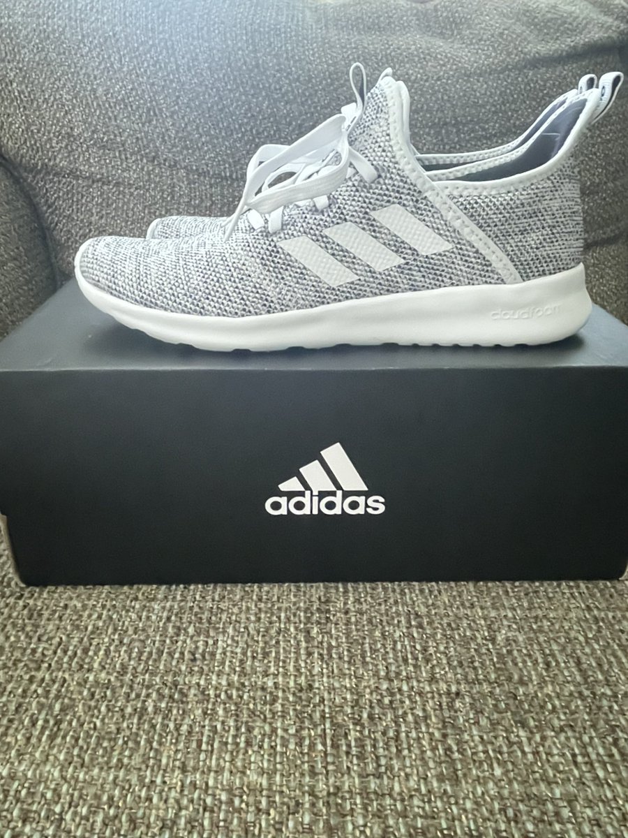 thedailykaily's tweet photo. Todayโs #costcofind were these womenโs cloud form adidas for $26.99 https://t.co/gYBrCQMeB1
