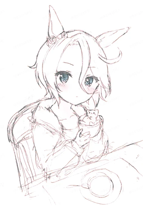 ぺちぺちするとぷるぷるするラテアート好き 