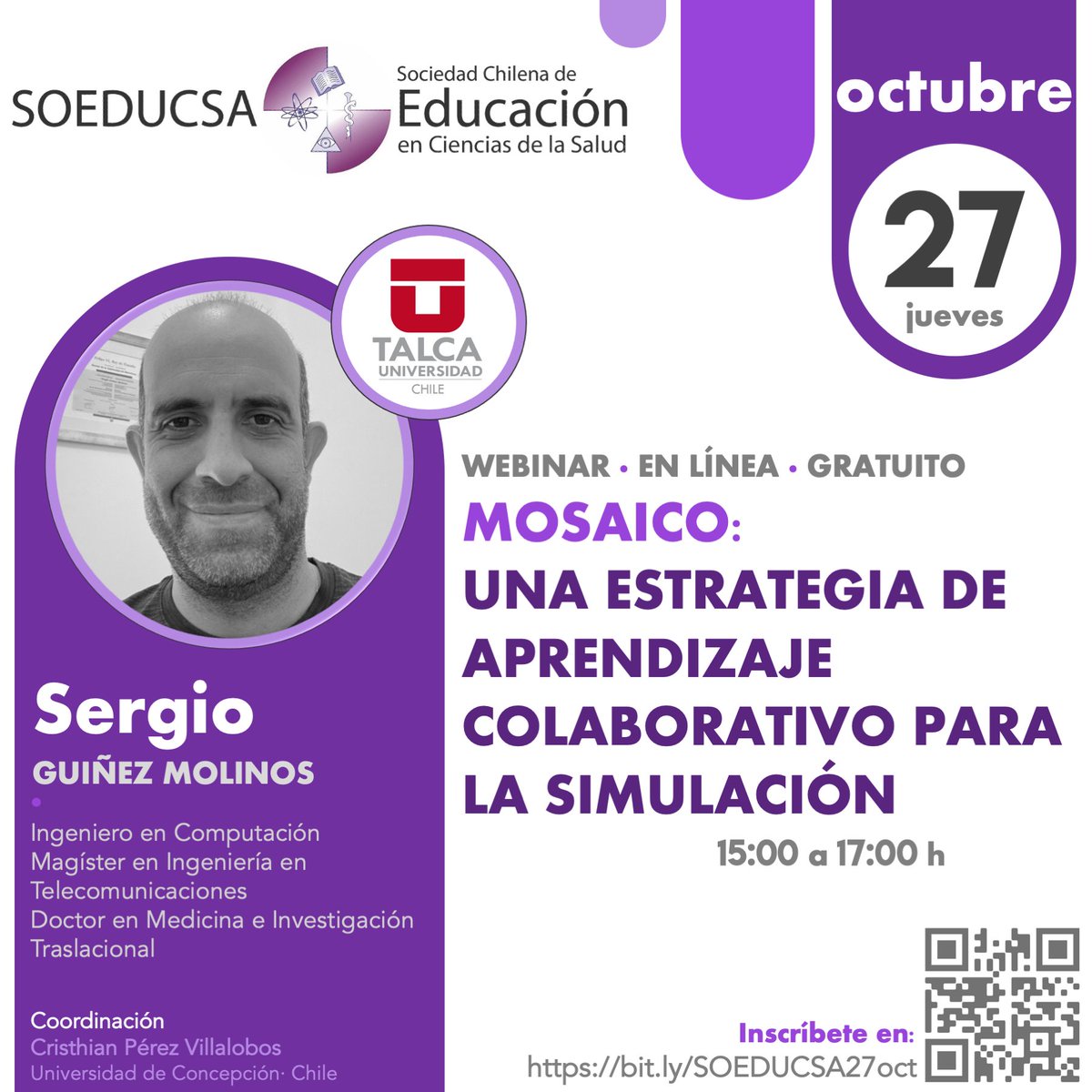 soeducsa's tweet image. 𝗦𝗢𝗘𝗗𝗨𝗖𝗦𝗔 te invita al Webinar "𝗠𝗼𝘀𝗮𝗶𝗰𝗼:𝘂𝗻𝗮 𝗲𝘀𝘁𝗿𝗮𝘁𝗲𝗴𝗶𝗮 𝗱𝗲 𝗮𝗽𝗿𝗲𝗻𝗱𝗶𝘇𝗮𝗷𝗲 𝗰𝗼𝗹𝗮𝗯𝗼𝗿𝗮𝘁𝗶𝘃𝗼 𝗽𝗮𝗿𝗮 𝗹𝗮 𝘀𝗶𝗺𝘂𝗹𝗮𝗰𝗶𝗼́𝗻".
‍
📥 Inscríbete en: bit.ly/SOEDUCSA27oct   

#meded
