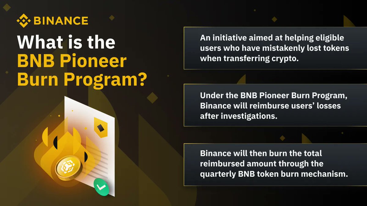 Binance tweet media