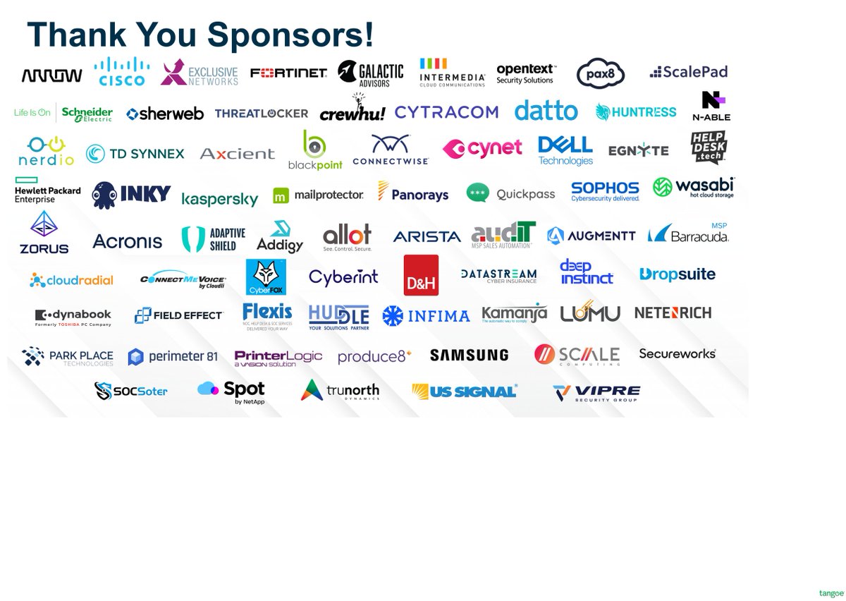 TheChannelCo's tweet photo. We would like to thank our amazing sponsors for helping to make XChange NexGen possible! #NGC22 https://t.co/83F4MKSJem