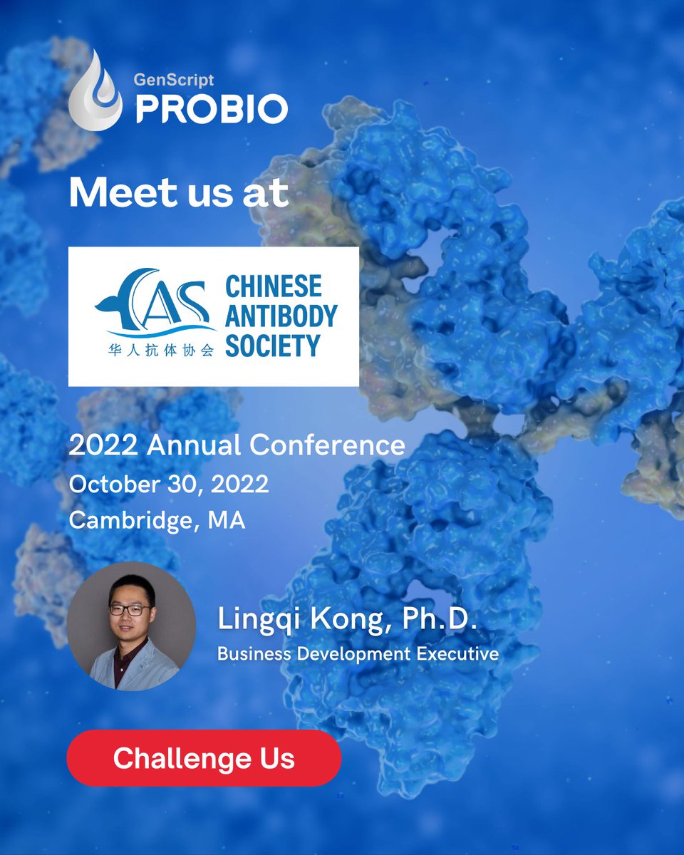 ProBioCDMO's tweet photo. Leverage our deep technical collaborative approach to bring you biologic successfully to clinical trial and the market. Schedule a meeting with Lingqi Kong at the Antibody Society Meeting! #development #manufacturing
#antibodydiscovery #antibodytherapeutics #cartcelltherapy https://t.co/2AYwHgqMLZ