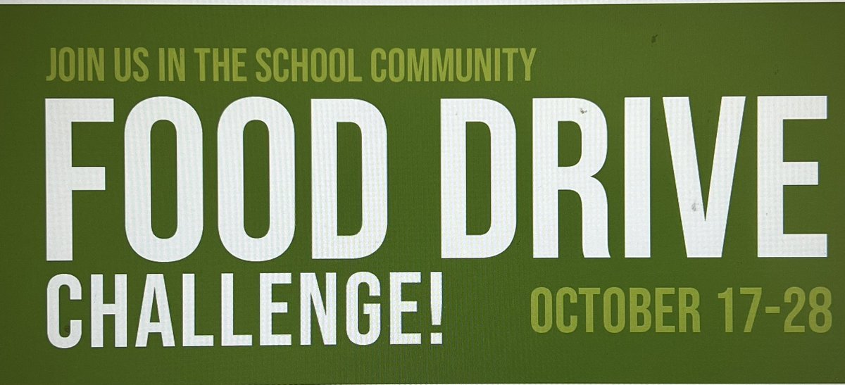 We have 1️⃣ more week to participate in the School Community Food Drive Challenge! Let’s finish this competition in the most “Spooktacular”way ever! 🎃#alwaysbea🌈 <a href="/mta_marlins/">MTA Marlins</a> <a href="/MrsHooverMTA/">Maranda Hoover</a> <a href="/haybyers/">Haley Byers</a>