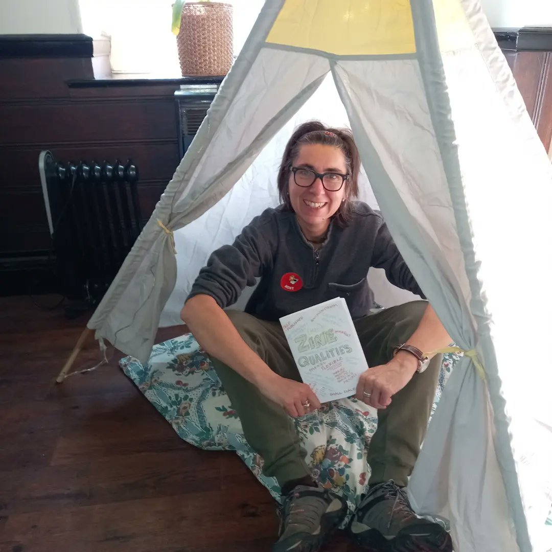 ZinesMad's tweet photo. Being with zines in our #reimaginingmh den https://t.co/kDzt0MB6ME
