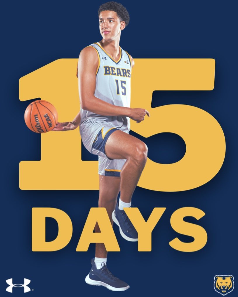 UNC_BearsMBB's tweet photo. 15 Days until GAME DAY 🔥

#getupgreeley🐻🏀 https://t.co/wGfcbzErHp