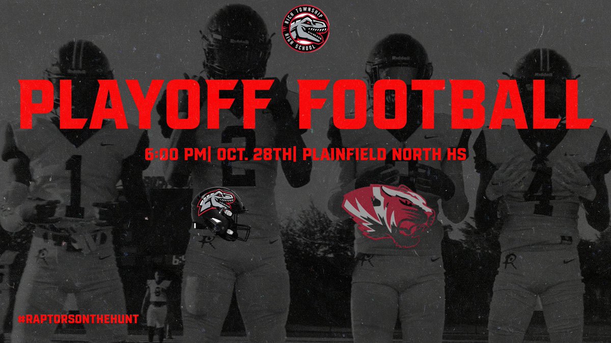 Antione Harper (@coach_rev_twan) on Twitter photo Let’s Dance Raptor Nation it’s time for PLAYOFF FOOTBALL 🦖🔴⚫️ #OnTheHunt <a href="/RTHS_Athletics/">Raptor Athletics</a> <a href="/RTHSActivities/">Raptor Activities and School Pride</a> @RT227_Football <a href="/RichTownshipHS/">Rich Township HSD 227</a> Let’s Dance Raptor Nation it’s time for PLAYOFF FOOTBALL 🦖🔴⚫️ #OnTheHunt <a href="/RTHS_Athletics/">Raptor Athletics</a> <a href="/RTHSActivities/">Raptor Activities and School Pride</a> @RT227_Football <a href="/RichTownshipHS/">Rich Township HSD 227</a>