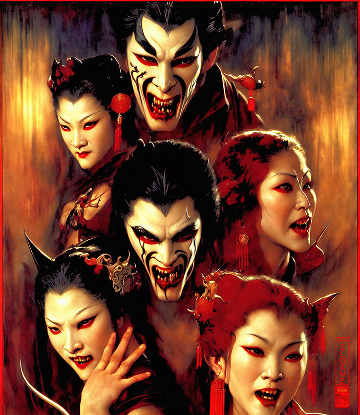 RobSloane3's tweet photo. Vampire Dynasty | Fantasy Art
1/1 #NFT to collect in UHD quality

https://t.co/yG2SumeBq9

#Halloween #NFTcollector https://t.co/J3fYDW5ntS