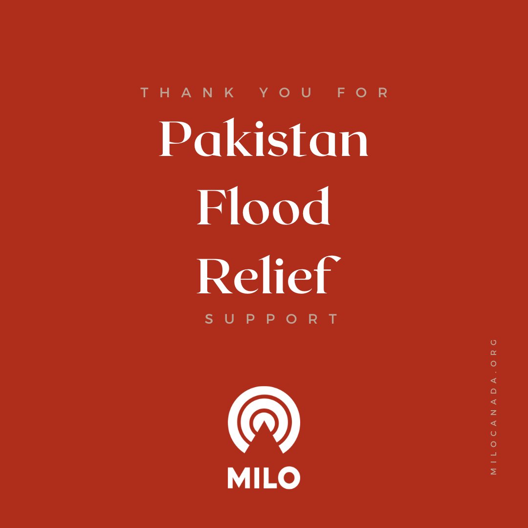 milocanadaorg's tweet photo. Everyday, the situation worsens for Pakistani flood victims, yet insha Allah we will be able to sleep better at night knowing that MILO Canada is doing whatever we can, to help this cause. MILO Canada would like to sincerely thank the community for their support &amp; contributions. https://t.co/fMmM0V6InJ