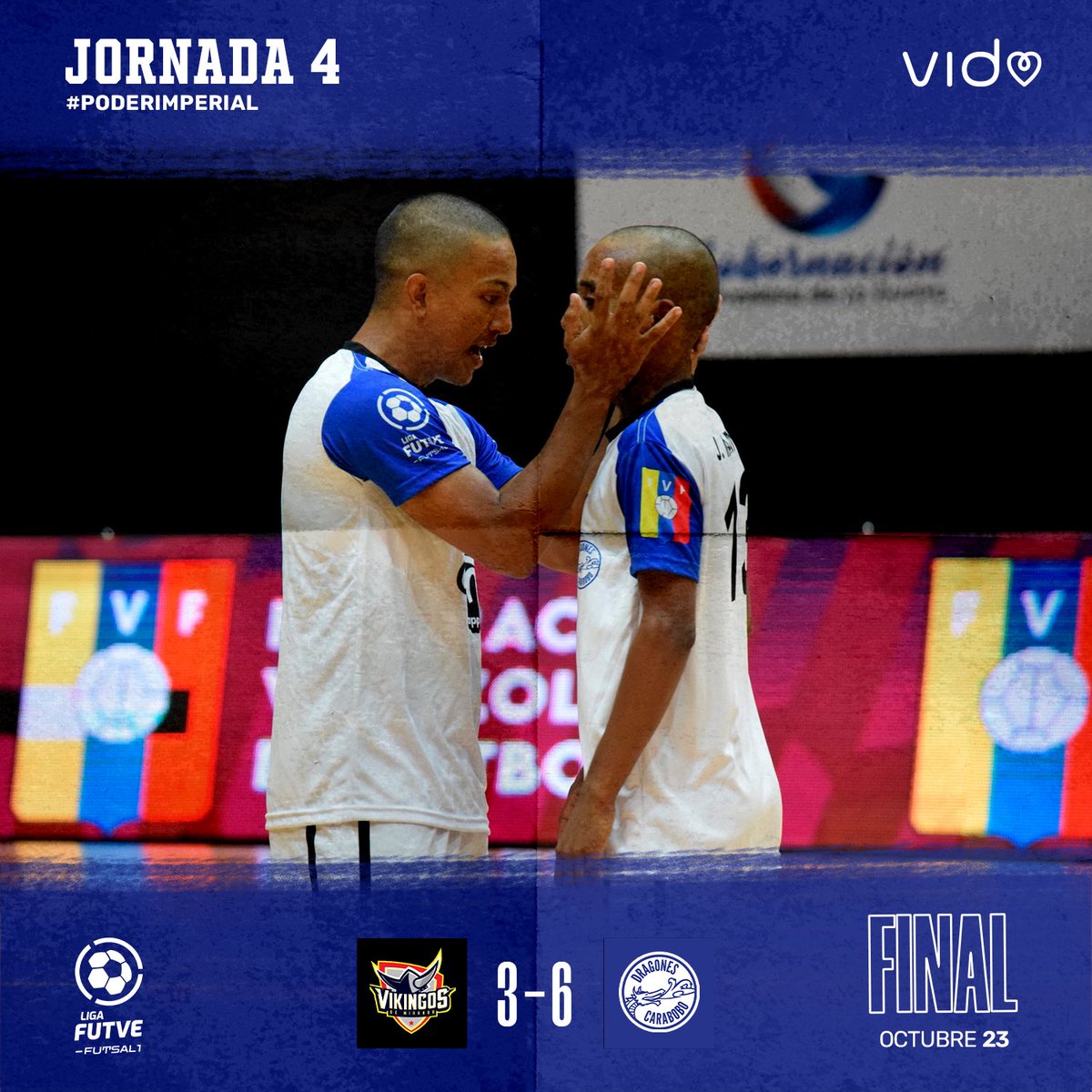 Dragones_futsal's tweet photo. ¡Golear son seis letras y seis fueron los tantos del dragón azul! 😍🐉💙
Victoria imperial en el Domo José María Vargas para prepararnos 🆚 CD Mundo Factory 😤
#PoderImperial 🐉🔥
#TalentoDeCalle ⚽️ https://t.co/ZqSh0h1XTx