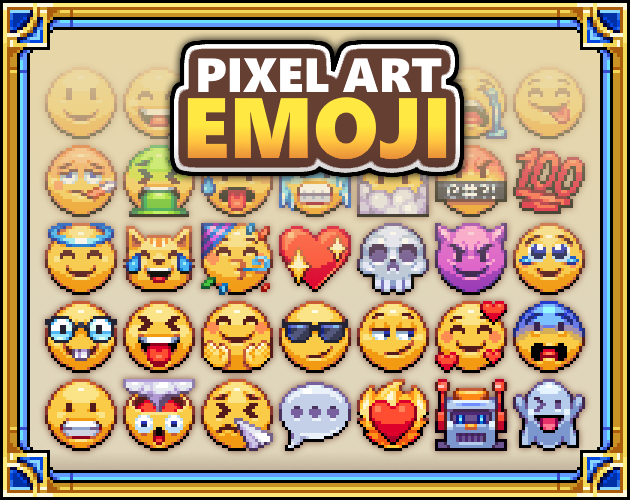 ReffPixels's tweet image. I finished my EMOJI pixel-art asset pack! 😜💕

The pack contains 166 unique emoji (And I will probably keep expanding it in the future🤔)

Purchase at: reffpixels.itch.io/pixelemoji