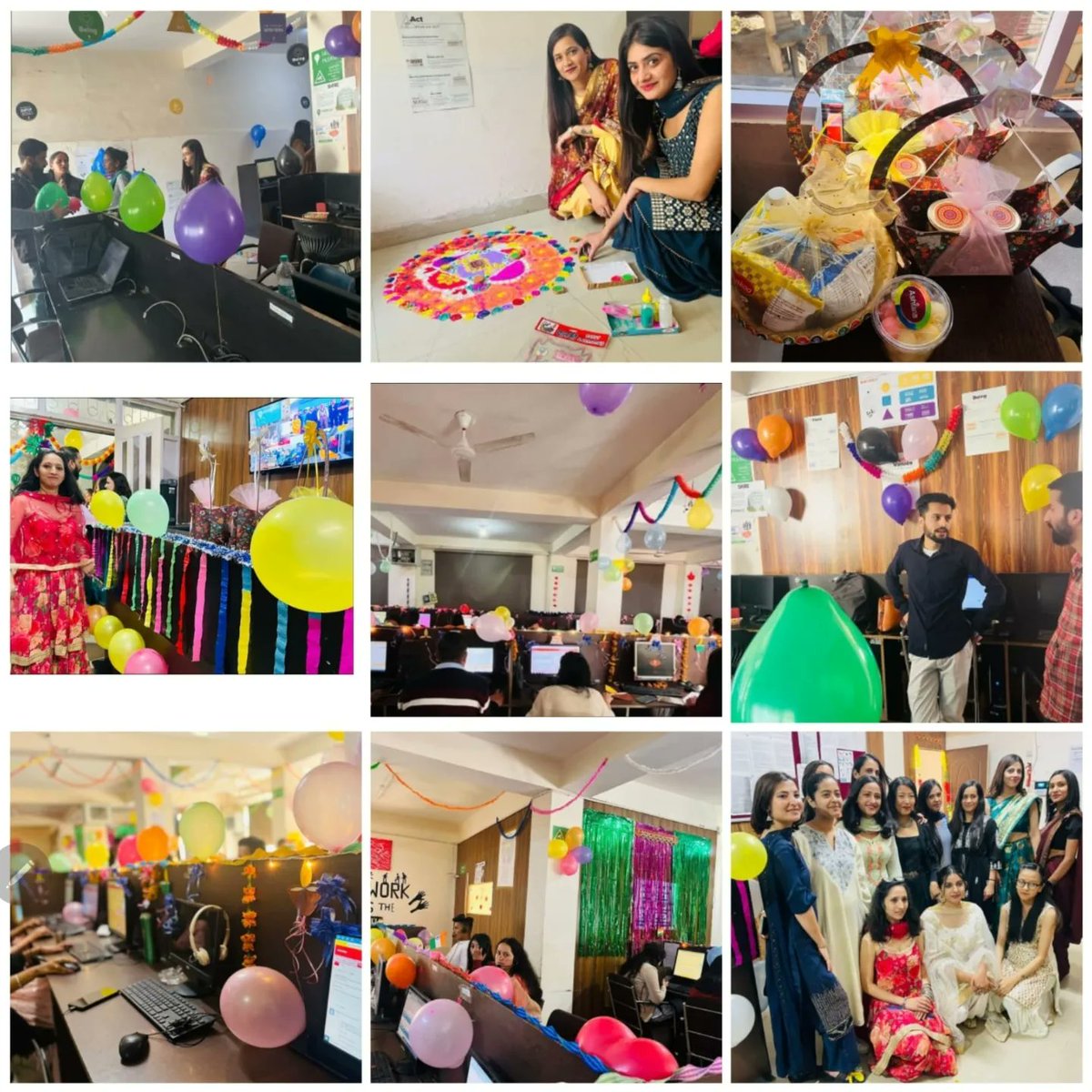31Parallel's tweet photo. @31Parallel wishes everyone a very #HappyDiwali2022 !
Festivities started with Rangoli & Diya painting. Then decorating offices & workspaces. Finally, celebrations & fun activities. #Kudos #employeeengagement & #hr teams for a memorable Diwali!
#31Parallel #BPM #BPO #jobs #WFH https://t.co/LEgi1JVS43