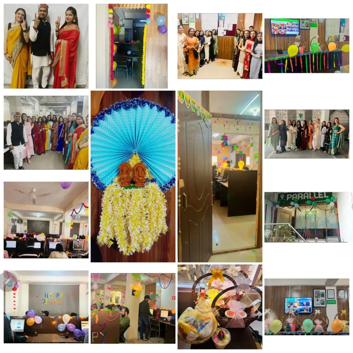 31Parallel's tweet photo. @31Parallel wishes everyone a very #HappyDiwali2022 !
Festivities started with Rangoli & Diya painting. Then decorating offices & workspaces. Finally, celebrations & fun activities. #Kudos #employeeengagement & #hr teams for a memorable Diwali!
#31Parallel #BPM #BPO #jobs #WFH https://t.co/LEgi1JVS43