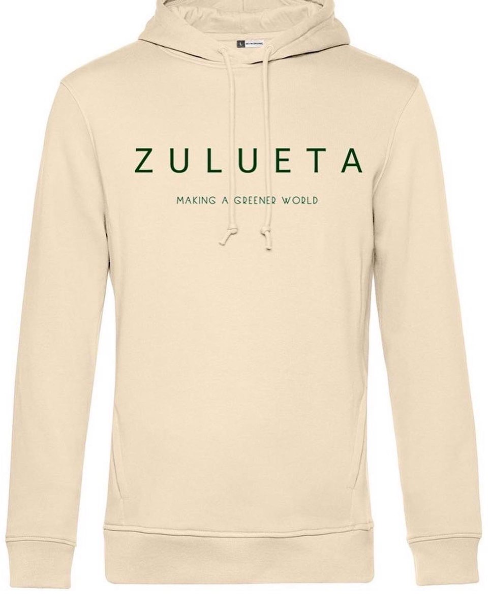Celebramos nuestro 75 aniversario: “Haciendo un mundo más verde”. ¡Consigue tu sudadera de algodón orgánico! zulueta.com/sudaderas-zulu…
