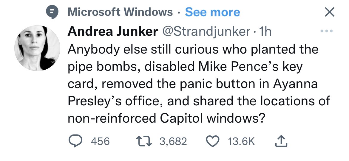 ThinkDarrell's tweet photo. Damn.  @Windows getting extra political. https://t.co/9qvcaDw1XI