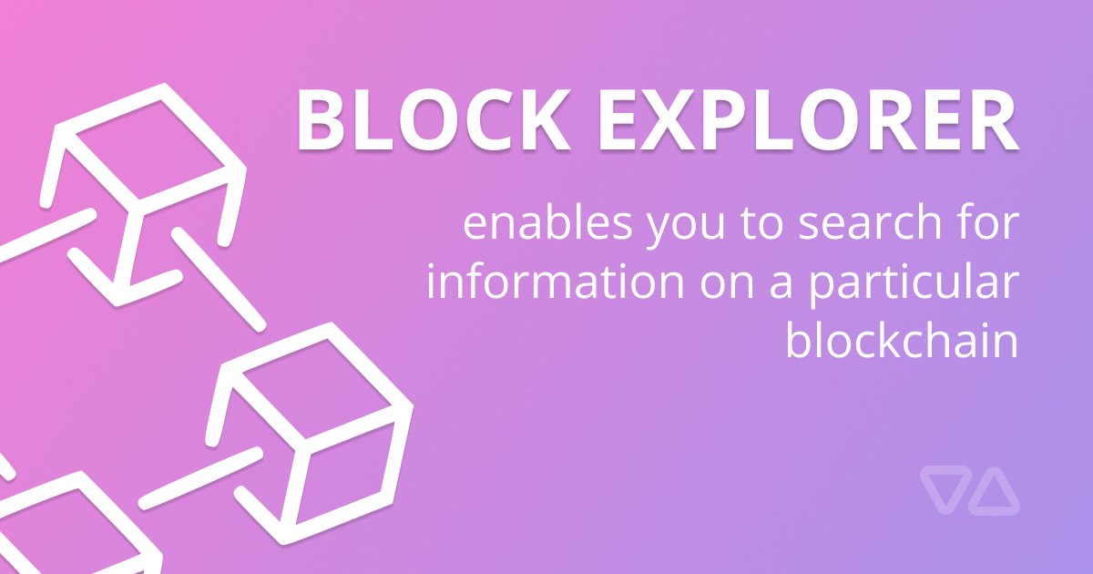 Blockchain explorers provide an interface for searching a blockchain, and enable you to retrieve data about transactions, addresses, blocks, fees, and more. Each block explorer provides data about a particular blockchain

What it is and how to use: t.me/konomictech/117