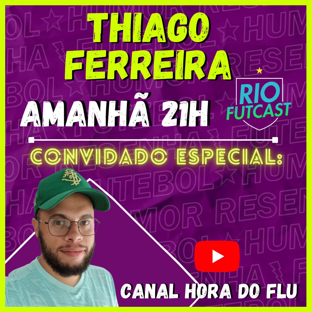 riofutcast's tweet photo. 🚨 Segunda, às 21h, é dia de RioFutcast, hein.

@ThiagoHoradoFlu (Canal Hora do Flu Oficial), ao vivoooooo no nosso canal, contando tudo sobre a rodada e a reta final do Brasileirão.

Venha com a gente heinnnnnnn

https://t.co/lTn7aCOyJ0 https://t.co/krlXFdAWCU
