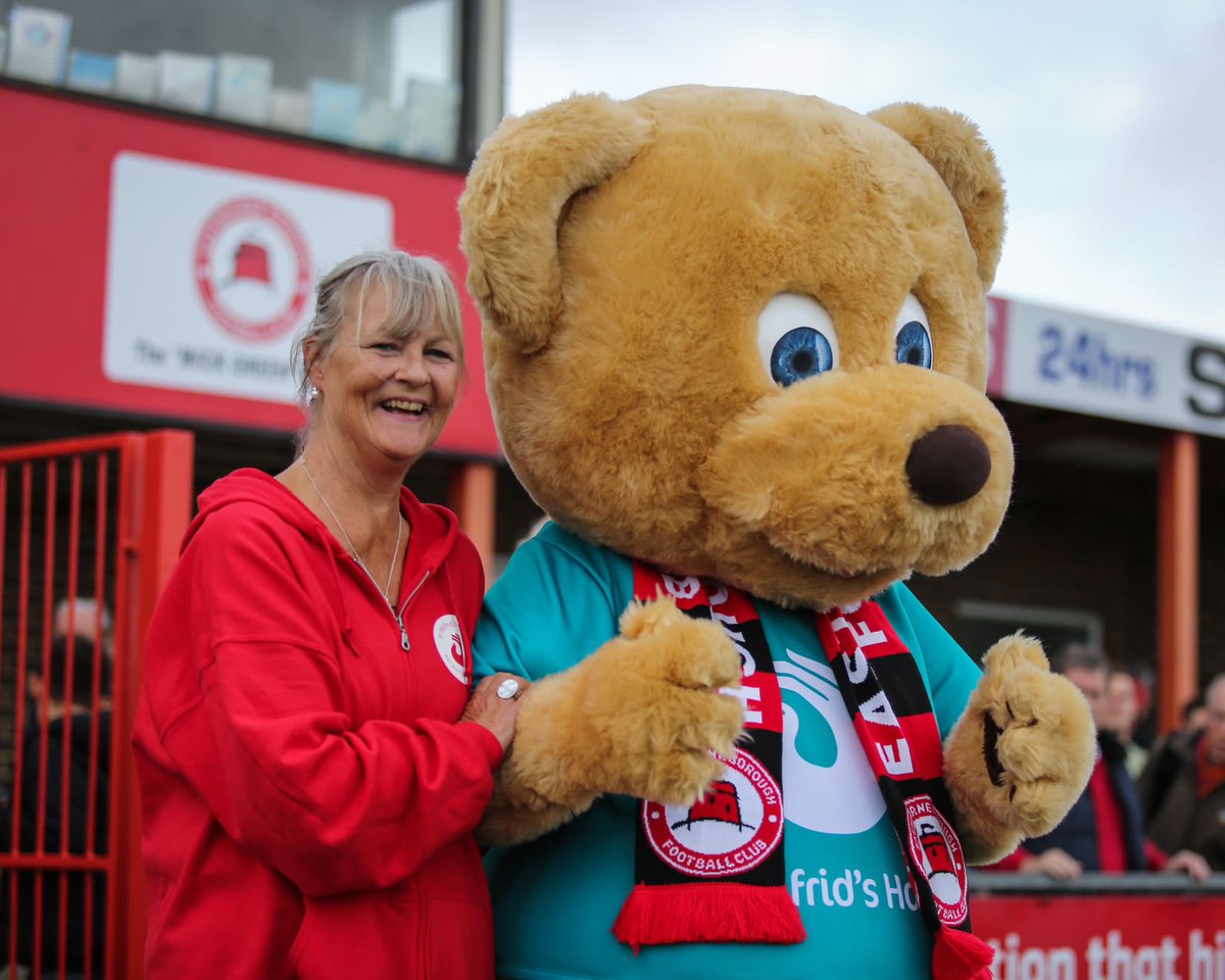 ebfc_official's tweet photo. Thank you to @stwilfridstweet for being our match sponsors for yesterdays game.

It was brilliant to see Wilfie bear practising his football skills…

Thank you to all our supporters who donated to the bucket collectors.. 

One Club, One Community https://t.co/BJWzcRyauB