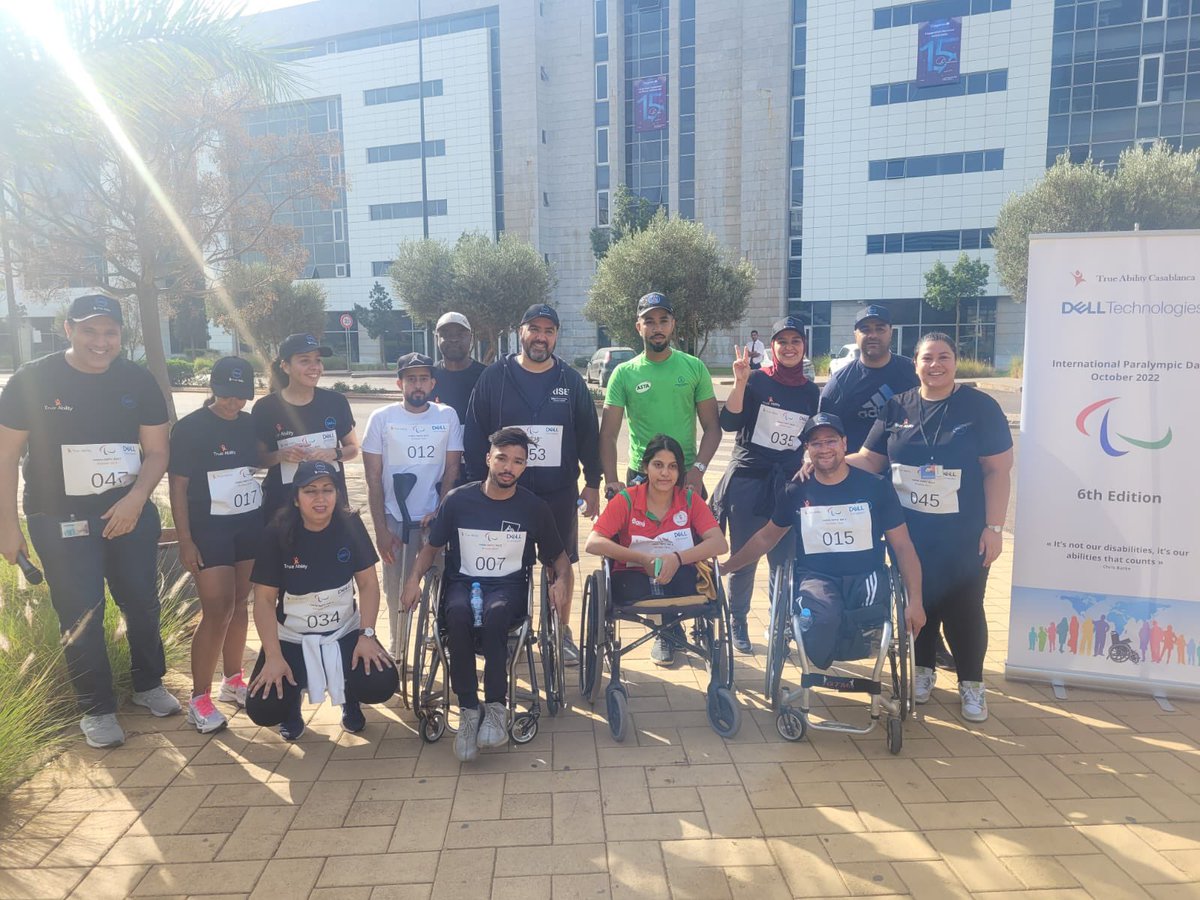 TrueAbility_Mor's tweet photo. @TrueAbility_Mor celebrating the paralympics with a heroes run this morning in partnership with Idmaj ! Fantastic people around a great event #iwork4dell !@ghitasbn @MehdiNaguib @loubnalamrabat @JouhainaElAlami @NawalAzzedine @mamin624 @HMahakian @imane_elaasri @AkhalilDellEMC https://t.co/VTPlp9wXLn