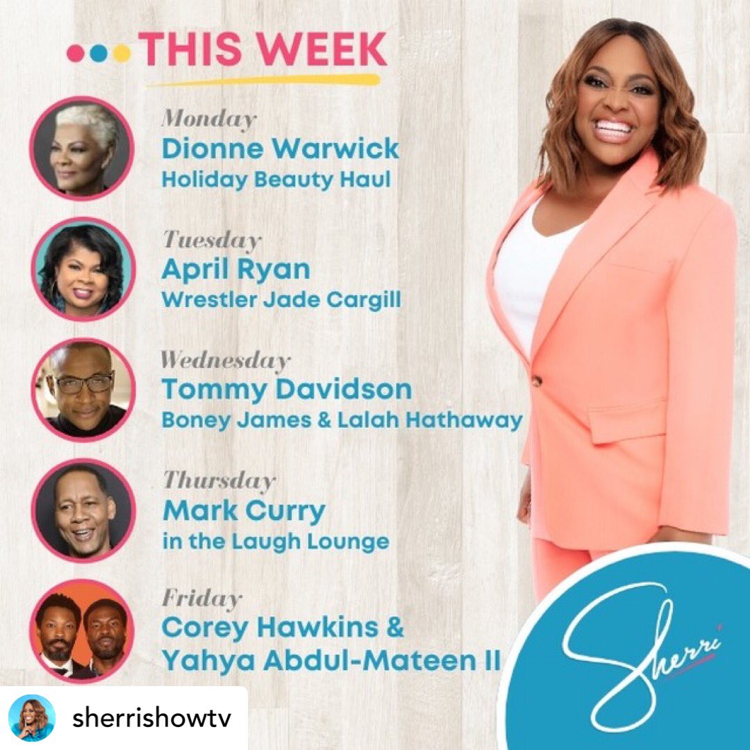 boneyjames's tweet photo. Wednesday @lalahhathaway and I will be performing #Coastin’ on @sherrishowtv! https://t.co/dxg3F9VCSI