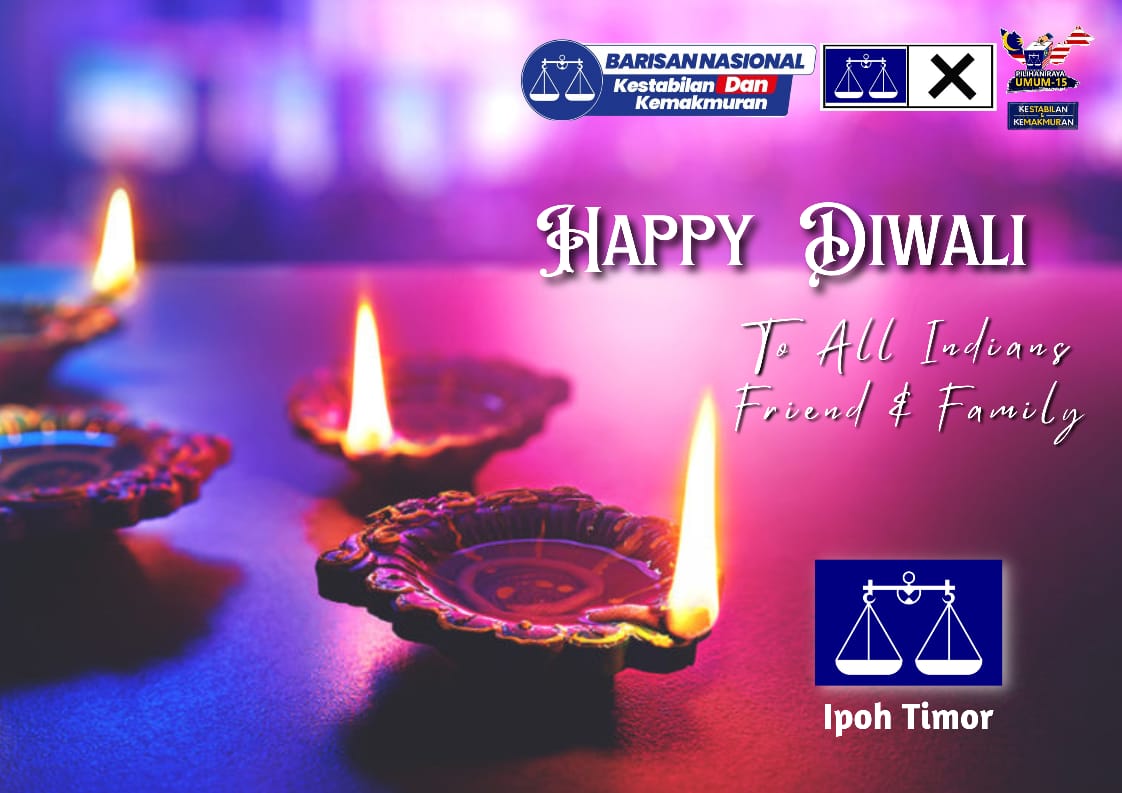 peneranganIT's tweet photo. HAPPY DEEPAVALI...
Semoga perayaan ini membawa sinar cahaya kegembiraan, kebahagian dan kesejahteraan kepada semua penganut hindu..

#azianosman
#KestabilanDanKemakmuran https://t.co/TfPhWtahoS