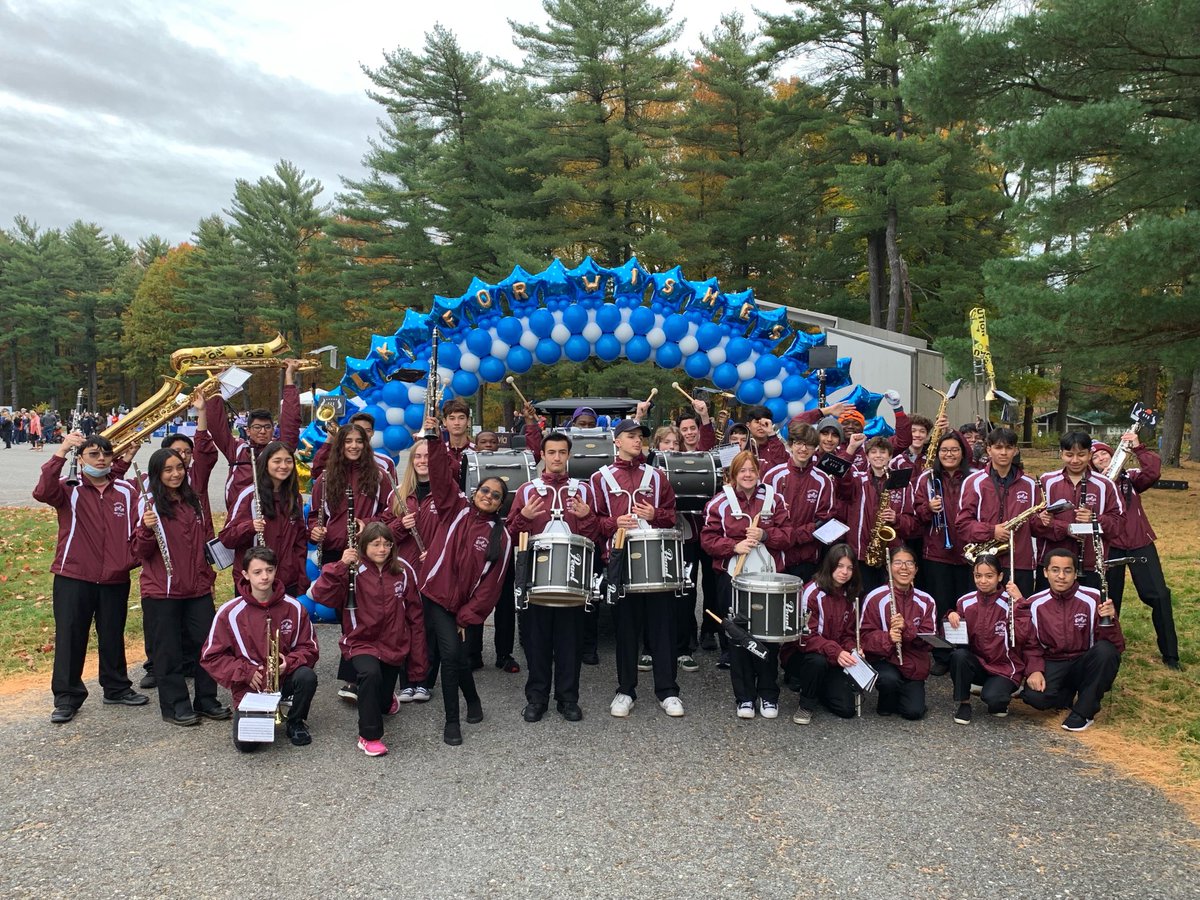 OHS marching band attended Walk for Wishes! Thank you Mr Vargas and your amazing students! ⁦@OHSPrincipal3⁩ ⁦@OssiningSchools⁩