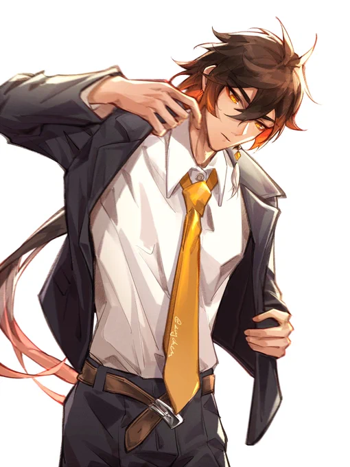 Sir...Your pants are sliding down...#原神 #genshinimpact #zhongli 