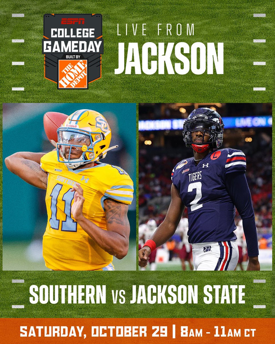 JACKSON STATE, WE’RE COMING TO YOUR CITY‼️ The epic HBCU rivalry matchup between @GeauxJags and @GoJSUTigersFB is up next!