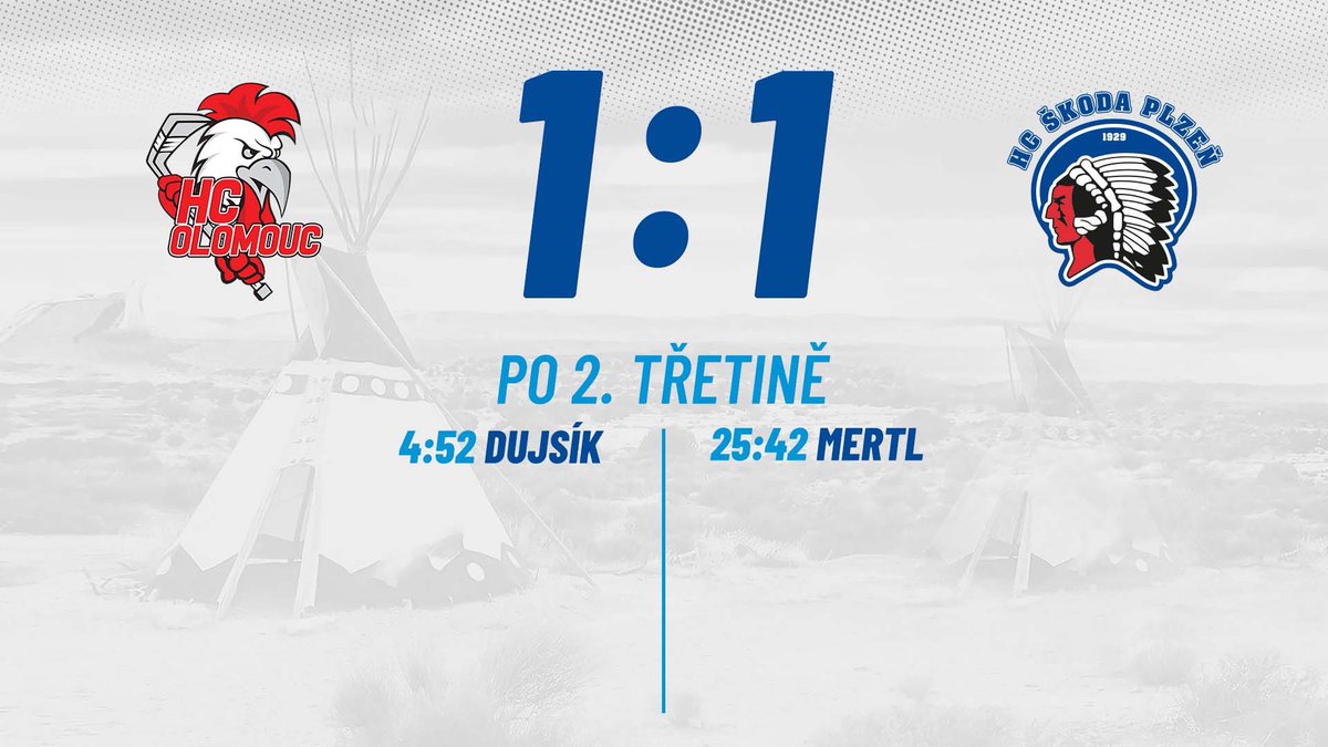 HC_Plzen's tweet photo. Po 40 minutách je stav vyrovnaný. Rozhodne třetí třetina? #olovplz https://t.co/VfVMkP0OwH