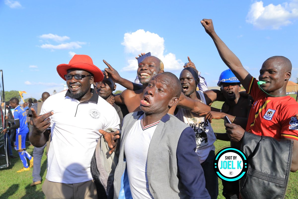 JoelkJojo's tweet photo. Happy #AcholiProvince Fans suffused Kasana Ground-Luweero after knocking out #BugandaProvince 

#CelebratingOurAncestry https://t.co/I8MKUckGgZ