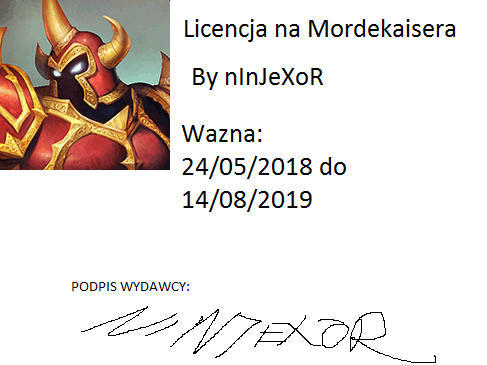 KucKubito's tweet photo. WTS licencja na morde od ninjexora
#eb24 https://t.co/P2RU4XtgHX