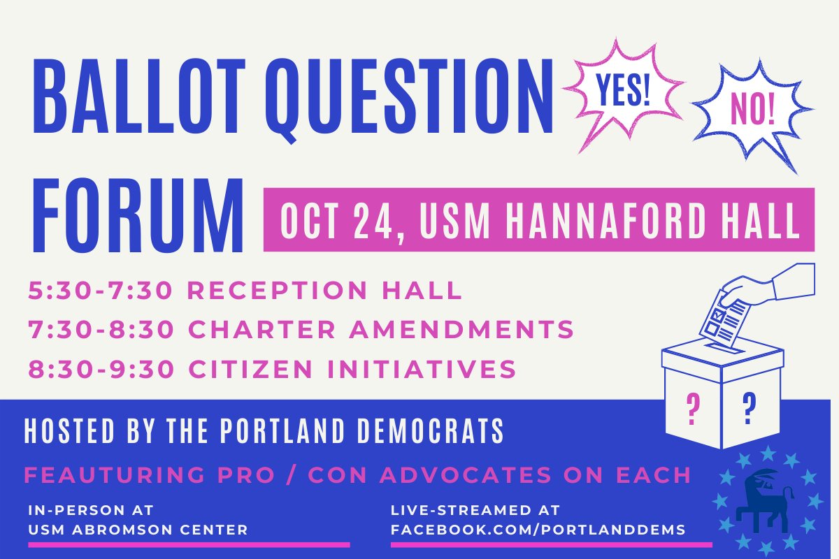 Portland (ME) Democrats tweet media