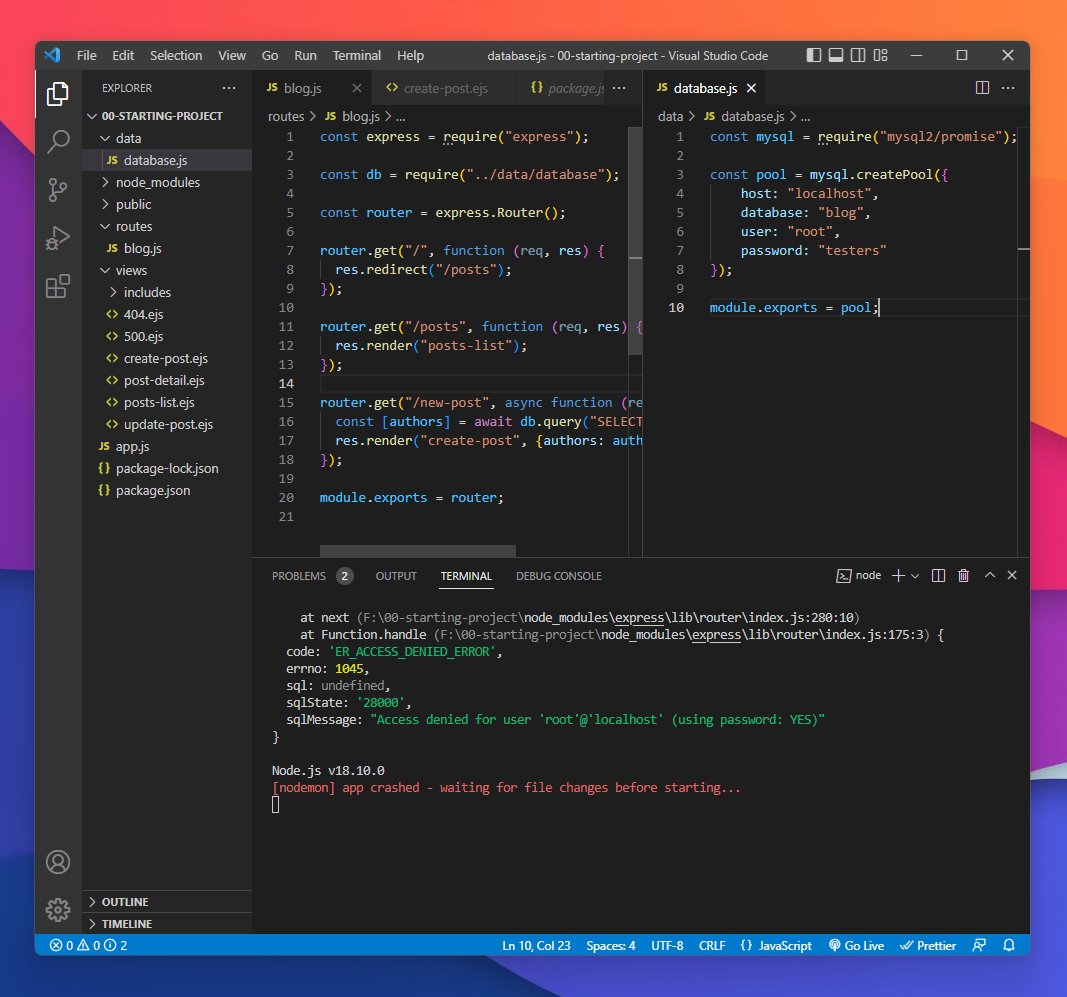 SafiullahAsif2's tweet photo. #day61 of #100daysofcode challenge
On day 61, Connecting to the database & querying data , inserting data with placeholders injecting dynamic data.
Inspired by @andres_vidoza
Front end web development with @udemy
#msql #twitter #coding #codinglife
#developerlife #dev #like https://t.co/Q3gUUrSCFL