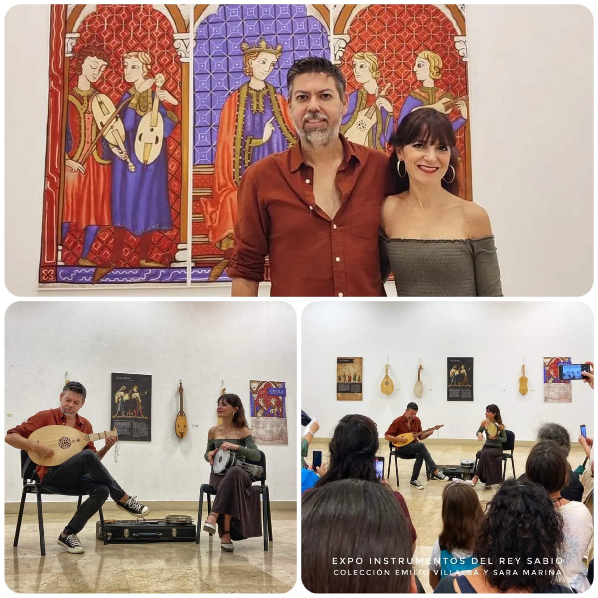 Lleno total en la clausura de nuestra 𝗘𝘅𝗽𝗼 𝗜𝗻𝘀𝘁𝗿𝘂𝗺𝗲𝗻𝘁𝗼𝘀 𝗱𝗲𝗹 𝗥𝗲𝘆 𝗦𝗮𝗯𝗶𝗼 🫅, en #SEVILLA 🎶
Próxima #exposición: 📍#MORON de la Frontera ( 3 de noviembre en el Espacio Santa Clara).
emiliovillalba.com
#exposiciones #alfonsoxelsabio
#MusicasconHistoria