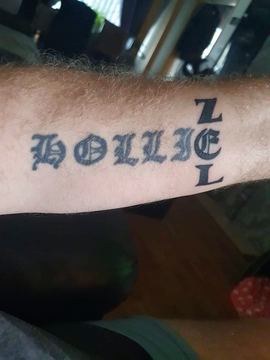 Never wanted another tattoo but this means something special to my wonderful daughter.....Hubbies New Tattoo ❤