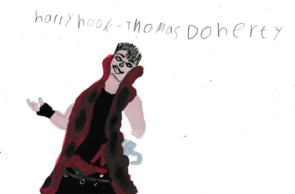 Dvg_013's tweet photo. Hi @thomasadoherty, my 7 year old nephew is your biggest fan and he drew this for you... i really hope you like it ✏️❤️ https://t.co/kWcixvg7pB