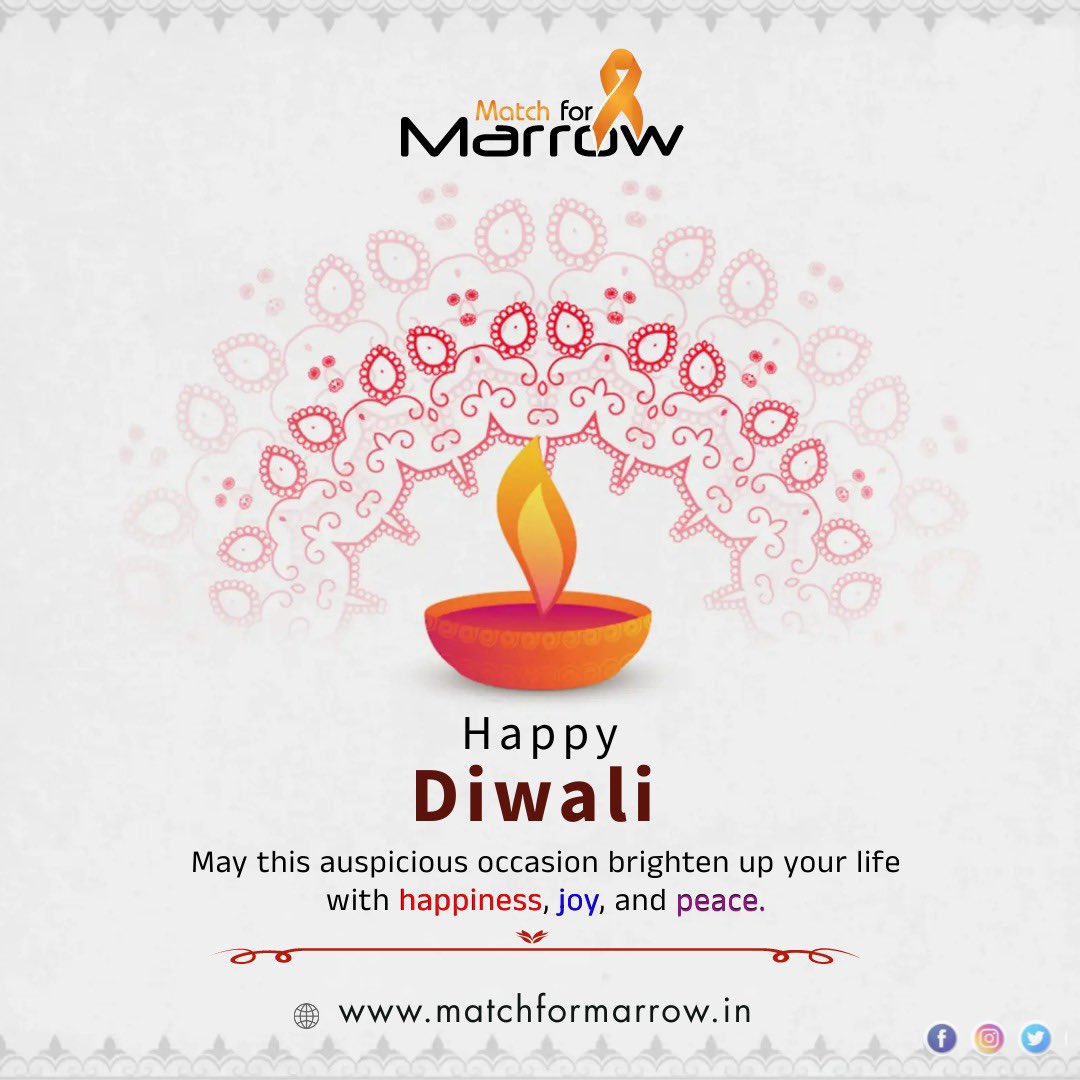 MatchForMarrow's tweet photo. “Let us celebrate the Diwali festival with smiles on our faces and joy in our hearts.” ...

#matchformarrow https://t.co/PDsMbJVIXy