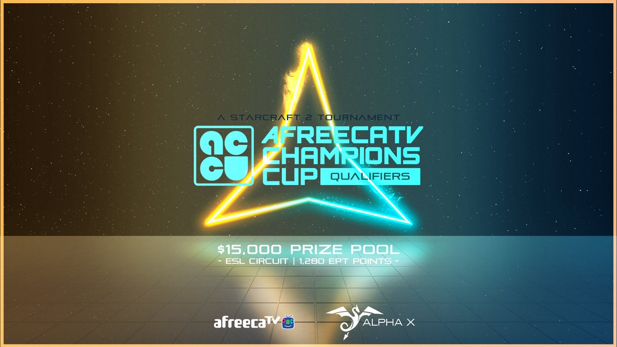AlphaXsc2's tweet photo. 🔊Last Qualifier for the $15k @afreecaTV_gl Champions Cup today on the NA server at 7pm EDT! Anyone can sign up! 

🔥4 Spots Available!

Sign up👉https://t.co/4Y4bov91VY

📋https://t.co/fez4M5spk1 https://t.co/MDgPi0dbkz