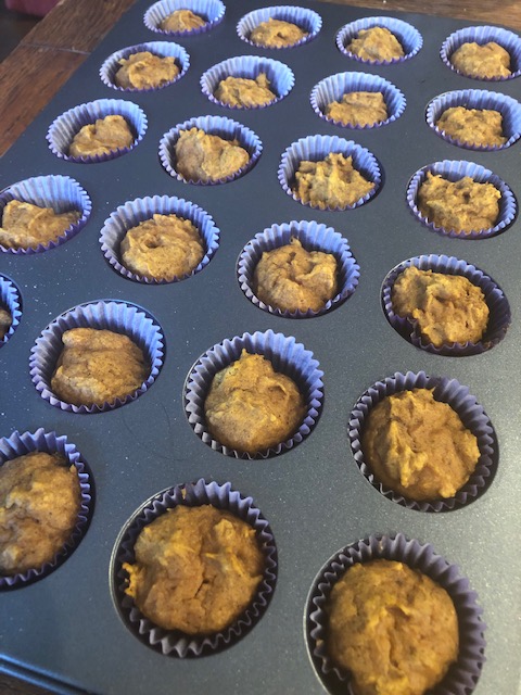 WheatonProvost's tweet photo. Pumpkin buttercream cupcakes that started with a double yolk in the batter. #sabbathbaking #ambaking #sabbath https://t.co/C4qtTMKi8J