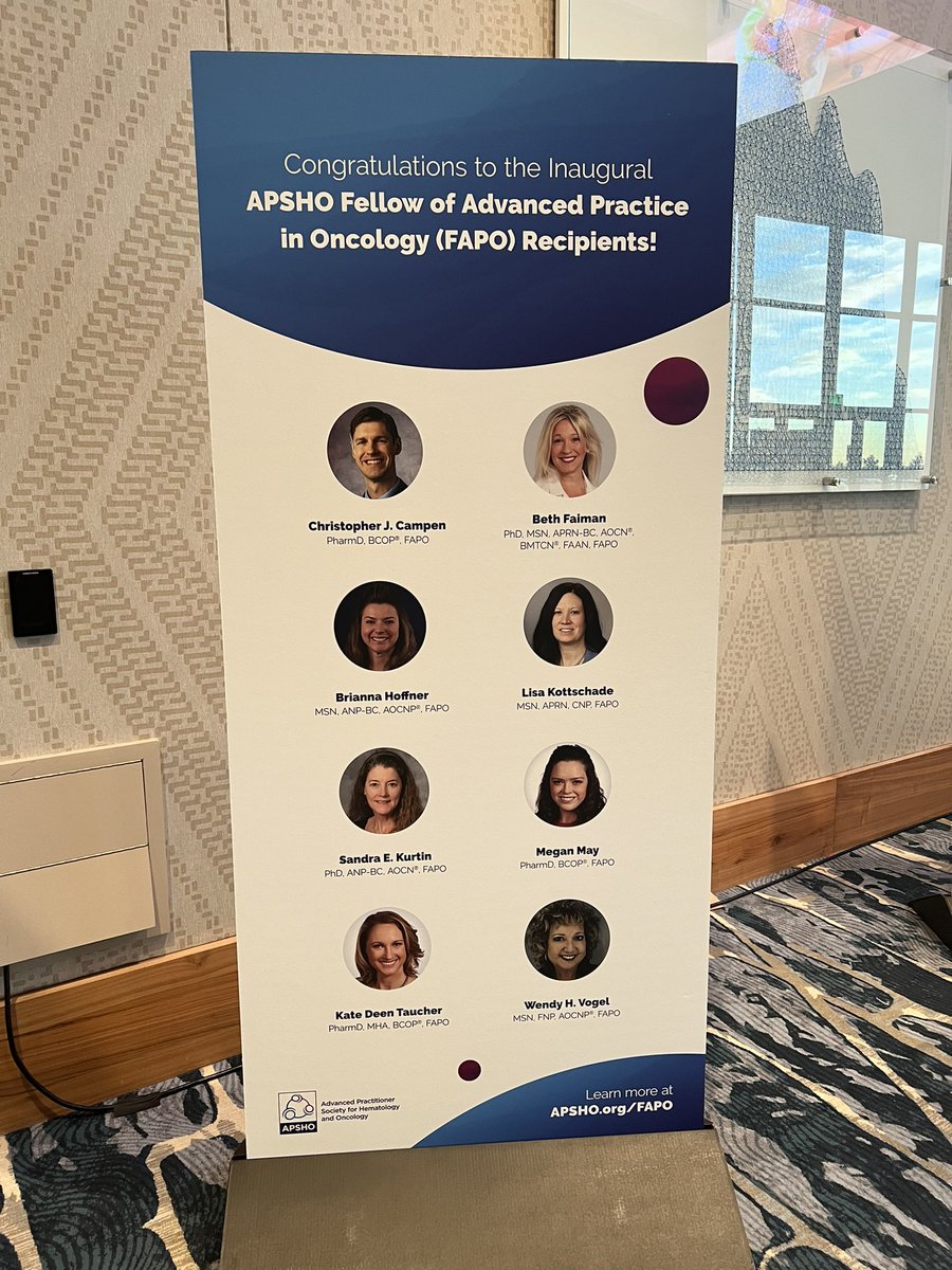 Lisa Kottschade, APRN CNP (@lkottschadecnp) on Twitter photo I am humbled and honored to be inducted as an inagural Fellow of Advanced Practice in Oncology (#FAPO) at this years #JADPROLive with this fantastic group of #APs. Many of whom have mentored me over the years! <a href="/whvogel/">wendy vogel</a> <a href="/Bethfaiman/">Beth Faiman PhD</a> <a href="/BHoffNP/">Brianna Hoffner, MSN</a> I am humbled and honored to be inducted as an inagural Fellow of Advanced Practice in Oncology (#FAPO) at this years #JADPROLive with this fantastic group of #APs. Many of whom have mentored me over the years! <a href="/whvogel/">wendy vogel</a> <a href="/Bethfaiman/">Beth Faiman PhD</a> <a href="/BHoffNP/">Brianna Hoffner, MSN</a>