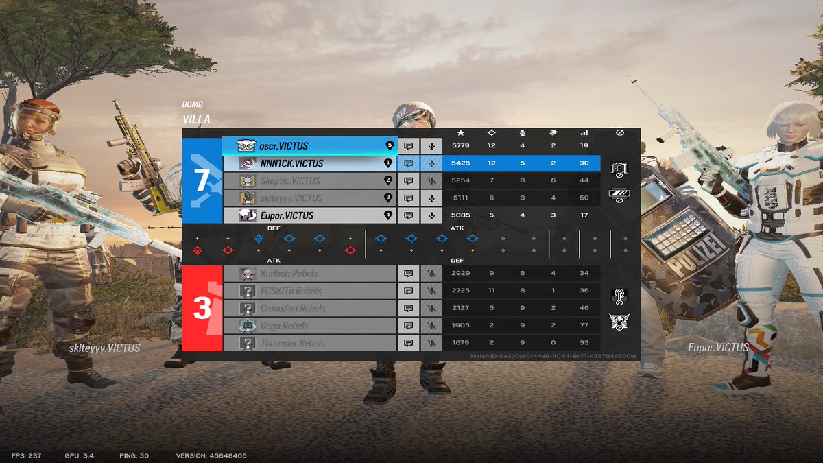 nnn1ckR6's tweet photo. Won our last CL game, GGs to @RebelsGaming even tho it doesn't matter anymore.
We'll see later what the future looks like, GL to rest of the teams in playoffs!
#ViveVictus #R6EUCL https://t.co/JxniTKLxRQ