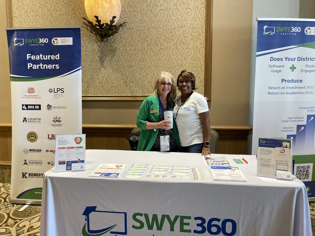 swye360's tweet photo. We are excited to partner and support the @R3ESC Leadership  conference. Many of our partners are here too. The team is ready for you, visit us at our booth. #leadership #K12Education #machinelearning #learningoutcomes https://t.co/O6yYO46QJ9