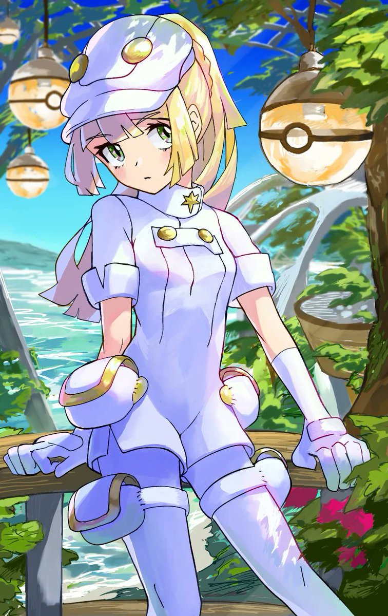 Shy_Trainer's tweet photo. "This outfit is not as comfy as my normal one..." https://t.co/d8zhRzzBQz
