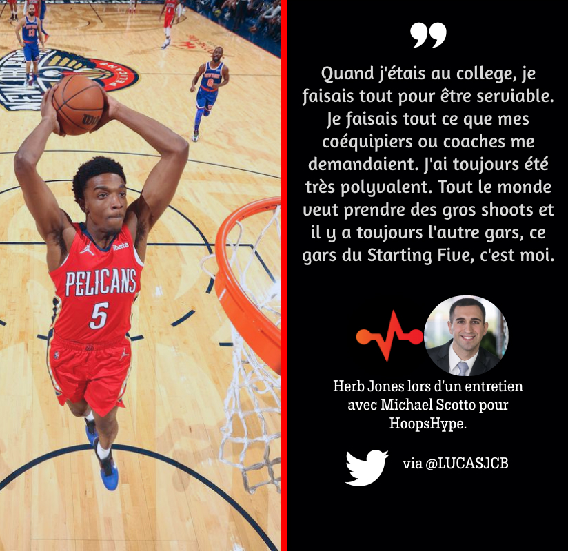 LucasJcb's tweet image. Herb Jones, le gars pas comme les autres.