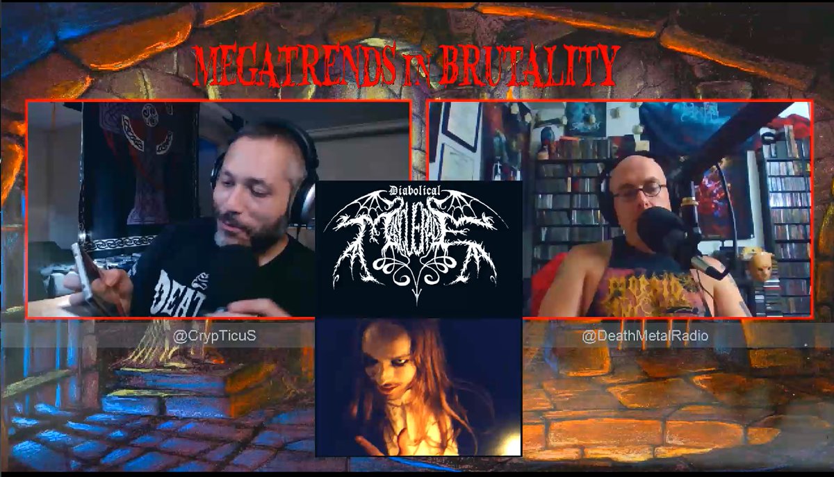 #MegatrendsInBrutality 14 - <a href="/deathmetalradio/">@deathmetalradio</a> &amp; <a href="/Crypticus/">𝕮𝖗𝖞𝖕𝕿𝖎𝖈𝖚𝕾</a> talk BLOODBATH, THE HALO EFFECT, OLD MAN'S CHILD, BLOODTRUTH, MUTILATION BARBECUE, VERMIN WOMB, Melodic Black Metal &amp; more! 

youtu.be/nn2U2NvWBME