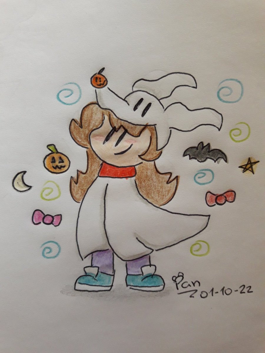 Pan_Arts's tweet photo. Probably my halloween costume this year!!  (even though here in Brazil we don't celebrate Halloween..unfortunately)

My persona is dressed as Zero from The Nightmare Before Christmas :D 👻🐕
(One of my favorite movies😊) https://t.co/2uTVBukfYk